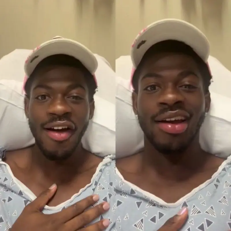 Imagem da notícia: Rapper Lil Nas X é internado com paralisia facial e tranquiliza fãs