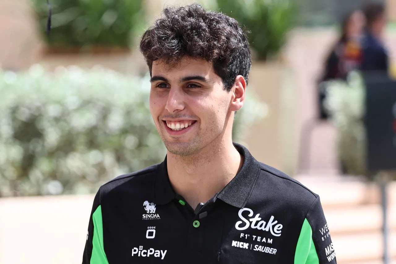 Bortoleto está em seu ano de estreia na F1, pilotando a Sauber