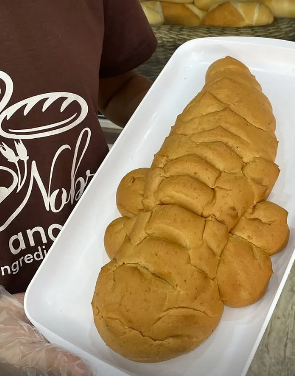pão jacaré e vendido o ano todo em padarias do Cariri, mas é na Semana Santa que o alimento é mais procurado