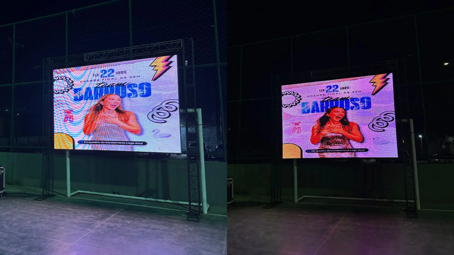 Imagem da notícia: Comunidade do Barroso se mobiliza para assistir à final do BBB com Renata Saldanha