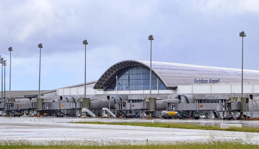 Fachada do Aeroproto de Fortaleza, na capital do Ceará