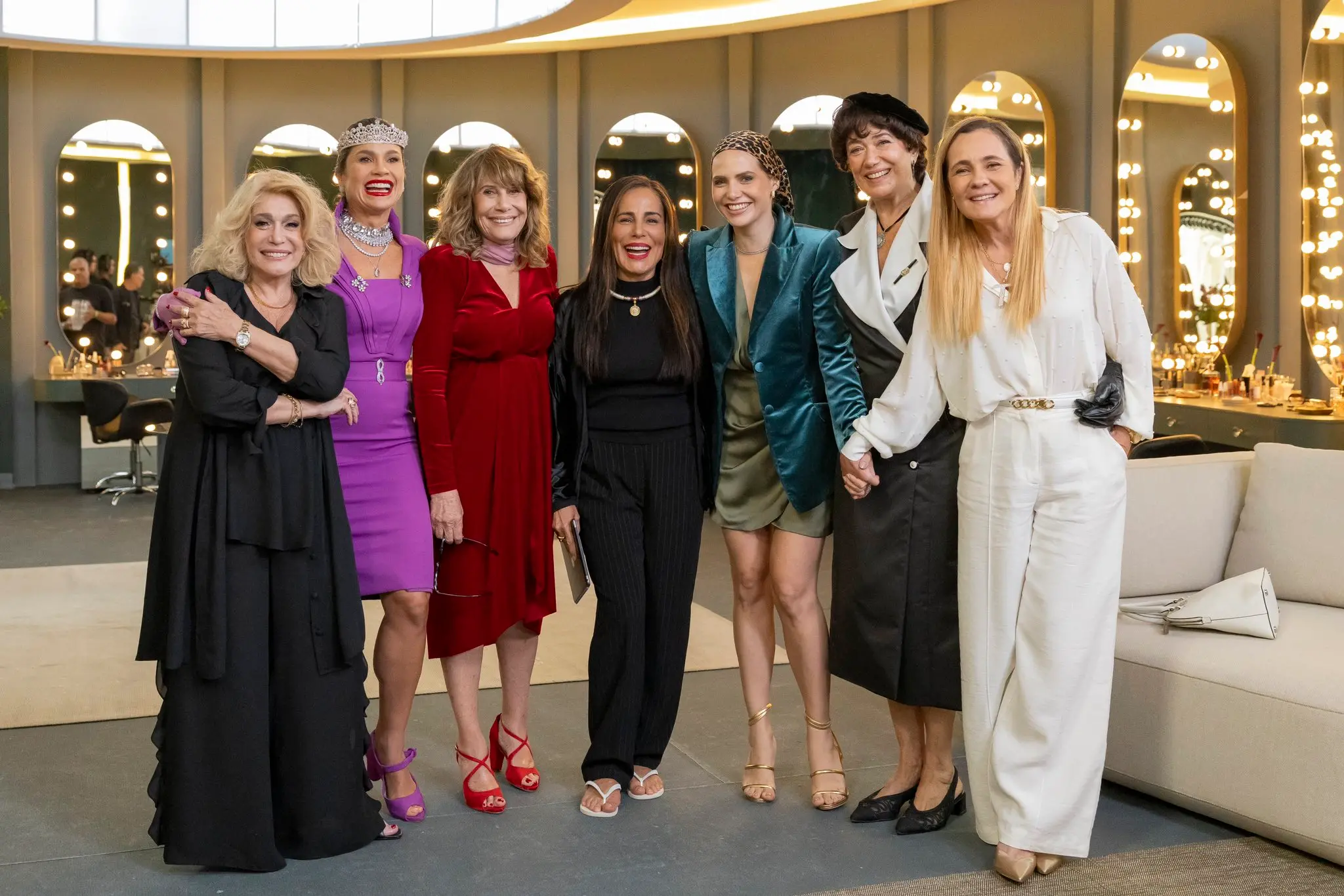 Imagem da notícia Veja como foi encontro de vilãs de novelas no especial de 60 anos da TV Globo