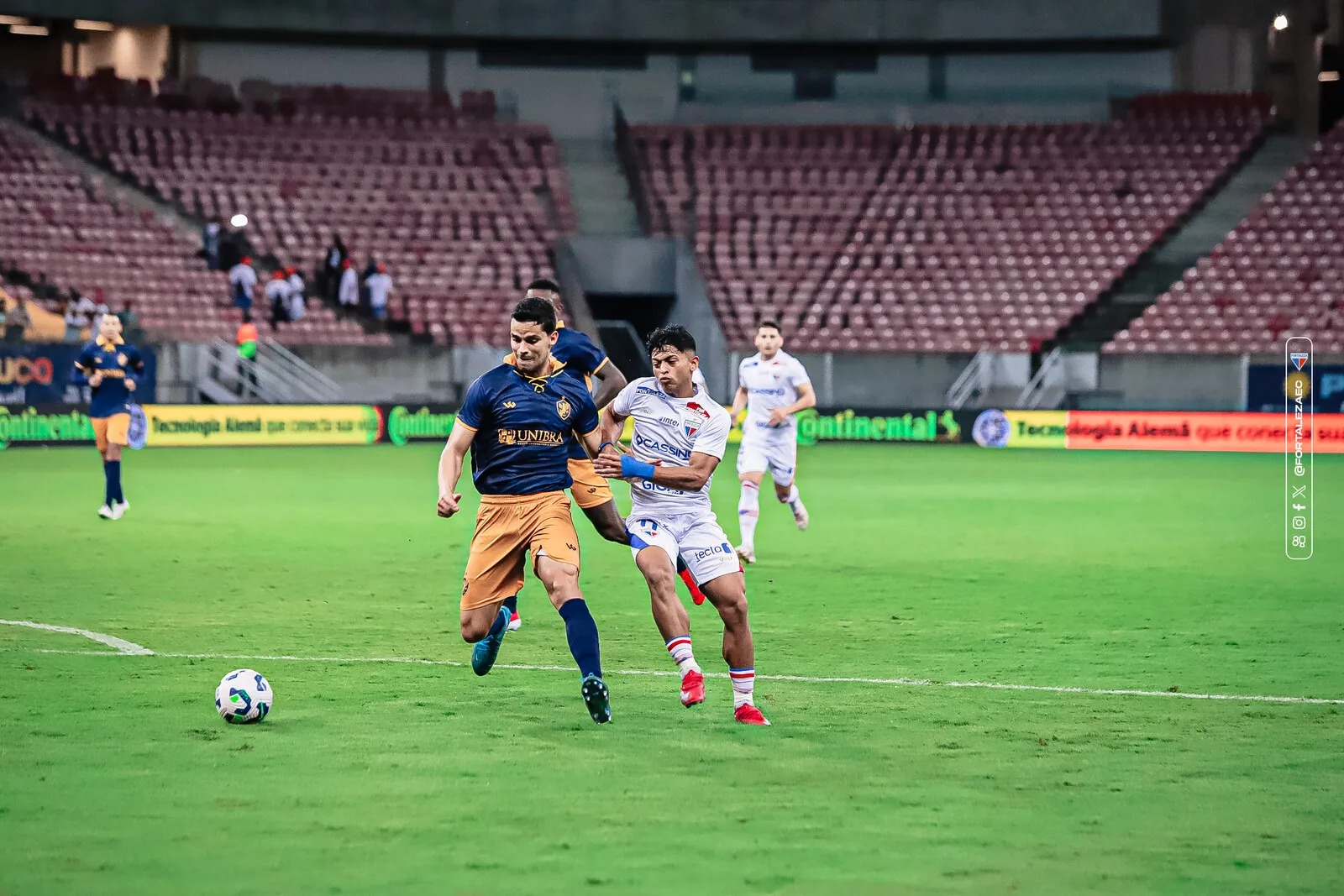 O Fortaleza empatou com o Retrô-PE no fim do 2º tempo pela 3ª fase da Copa do Brasil de 2025