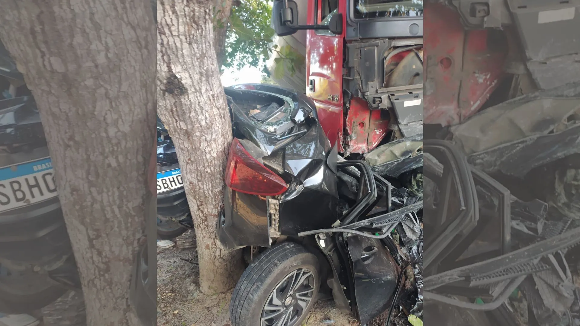 Segundo a Polícia Rodoviária Federal (PRF), o automóvel envolvido era utilizado para passeio