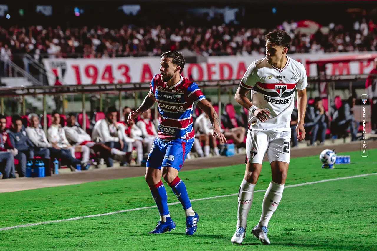 O Fortaleza fez um jogo seguro contra o São Paulo no Morumbis