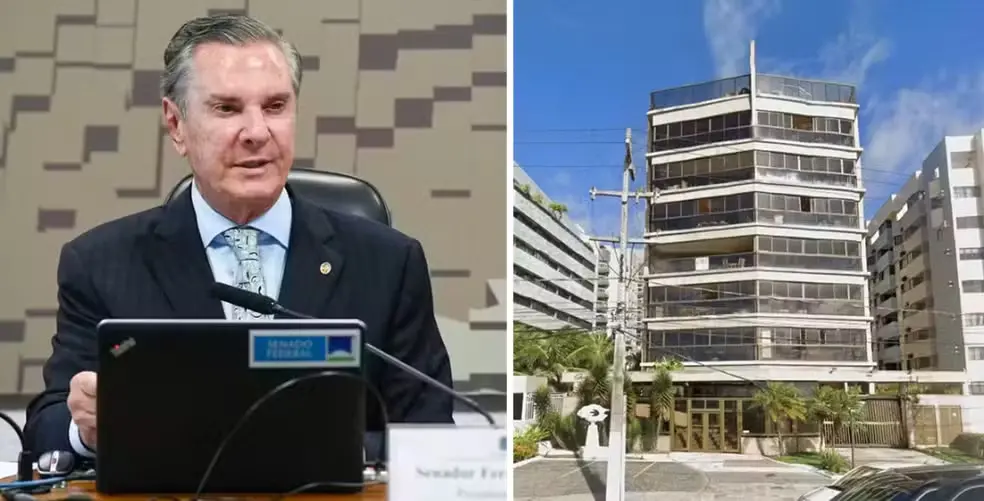 Imagem da notícia: Cobertura onde Collor cumpre prisão domiciliar vale R$ 9 mi, tem vista para o mar, piscina e 600m²