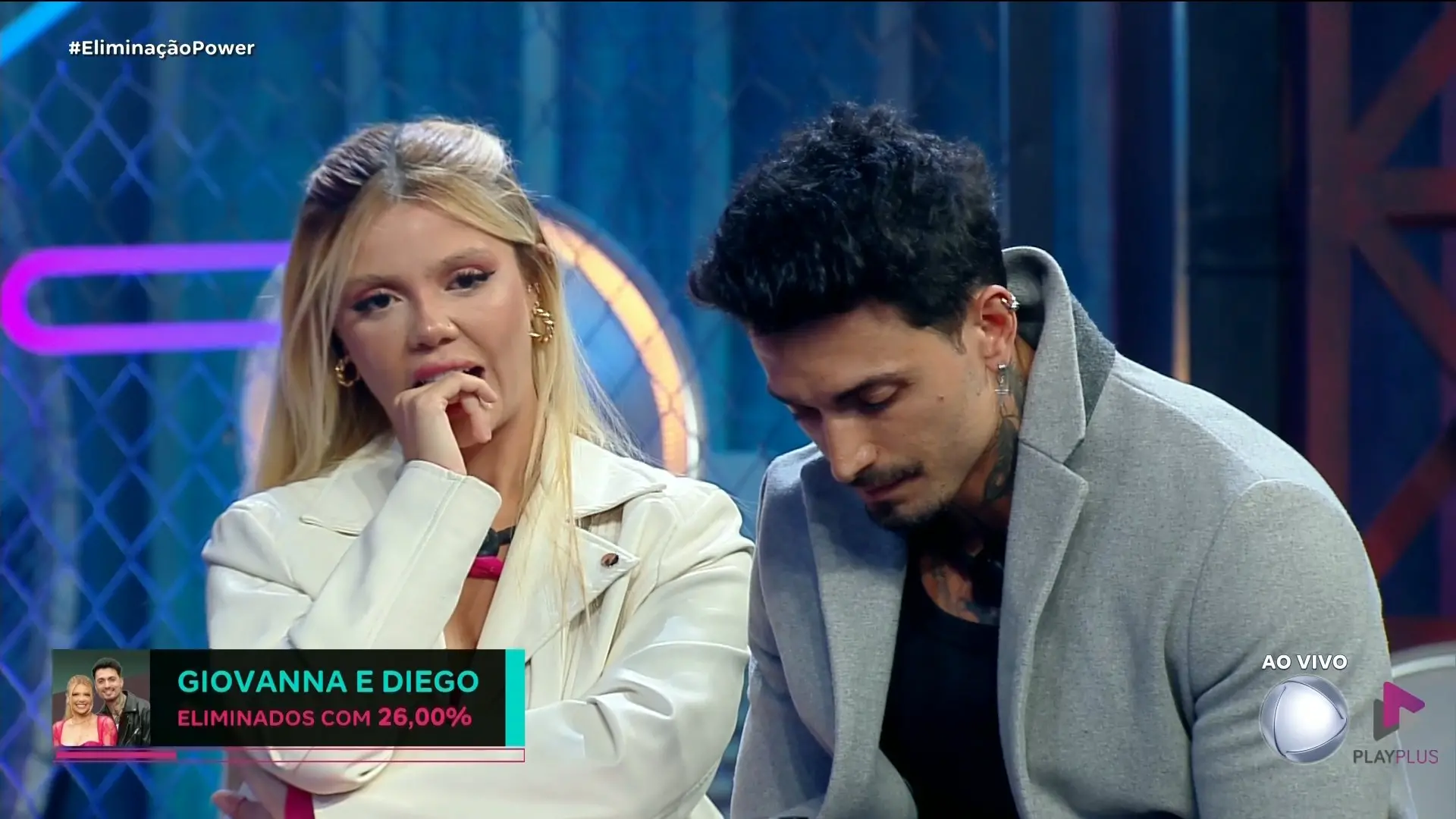 Imagem da notícia Quem saiu do Power Couple? Giovanna e Diego são eliminados com 26,25%