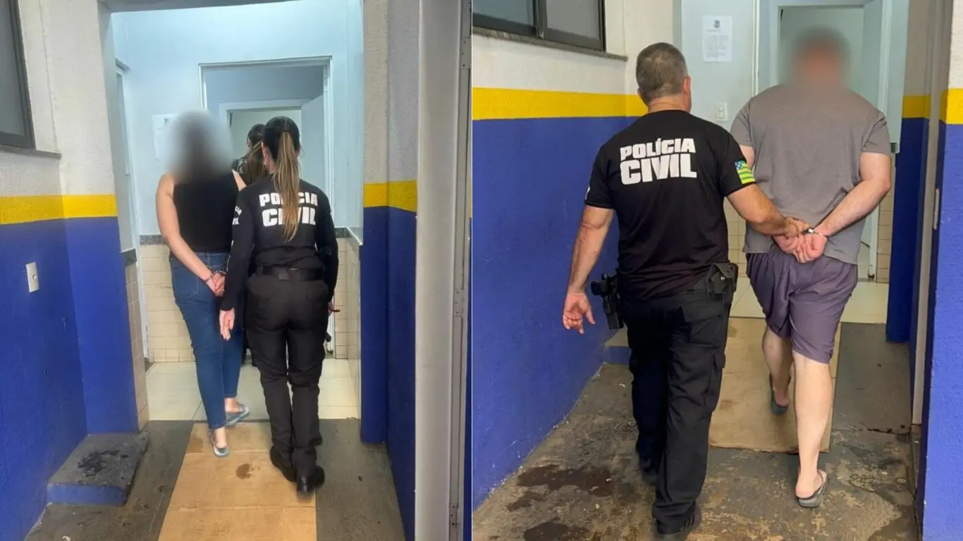 Imagem da notícia: Pais são presos suspeitos de tortura e maus-tratos contra filha de 4 anos em Goiás