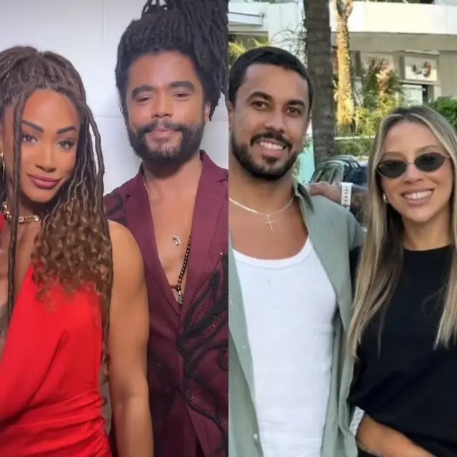 Imagem da notícia: Veja como estão os casais formados no BBB 25 um mês após a final do reality