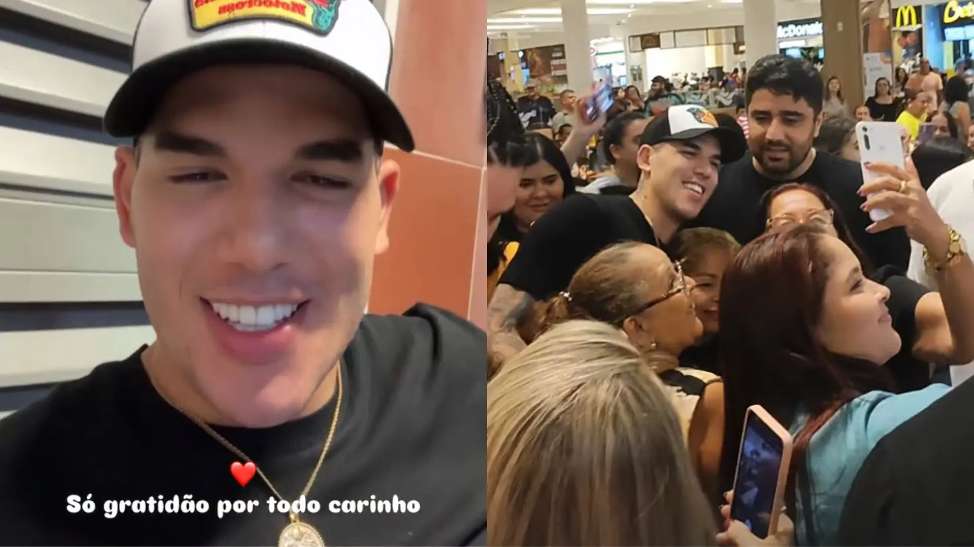 Imagem da notícia: Zé Vaqueiro faz show surpresa em shopping de Fortaleza para divulgação de novo álbum