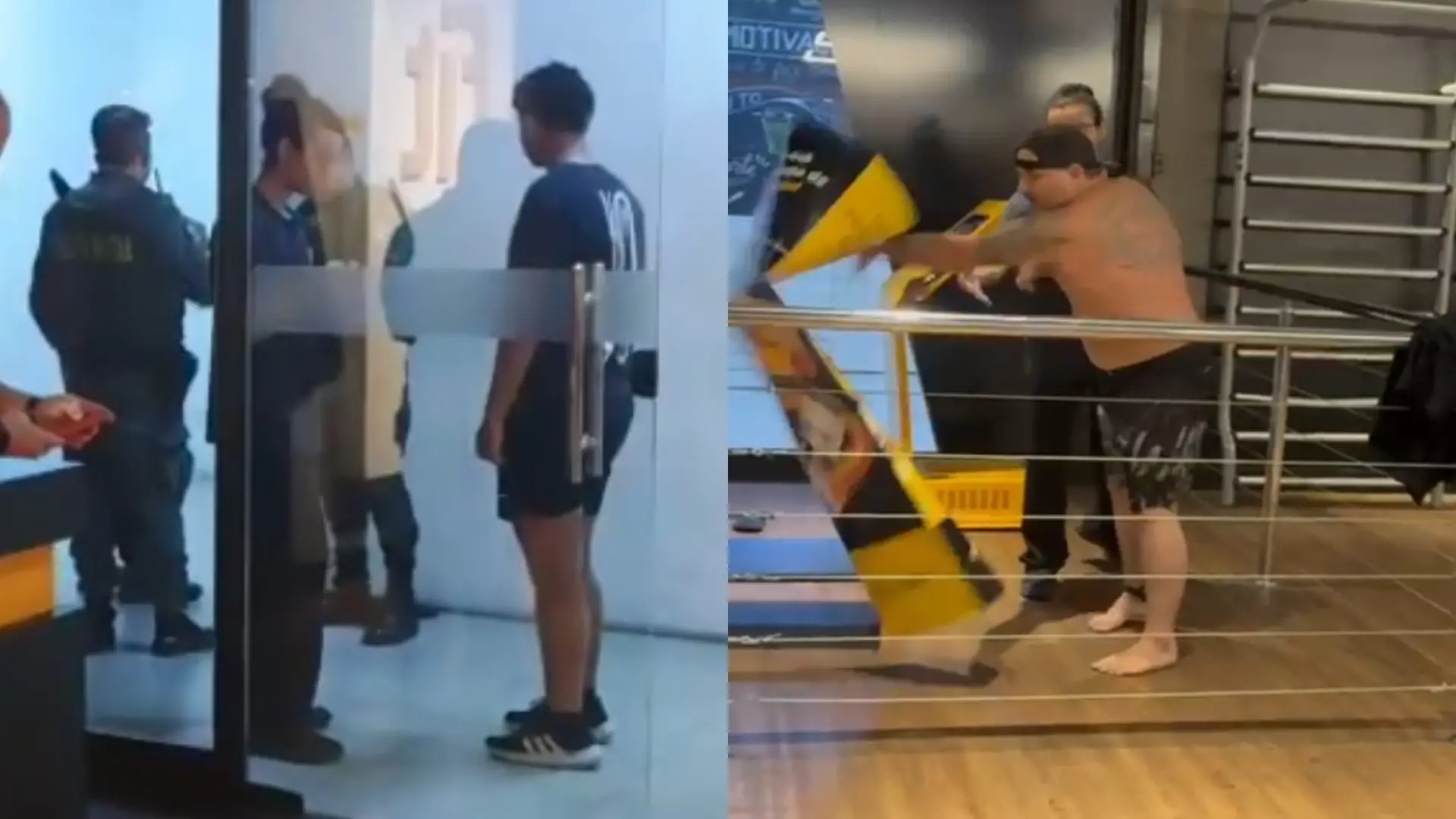 Imagem da notícia: Homem invade academia, confronta funcionários, danifica objetos e é preso em flagrante em Fortaleza
