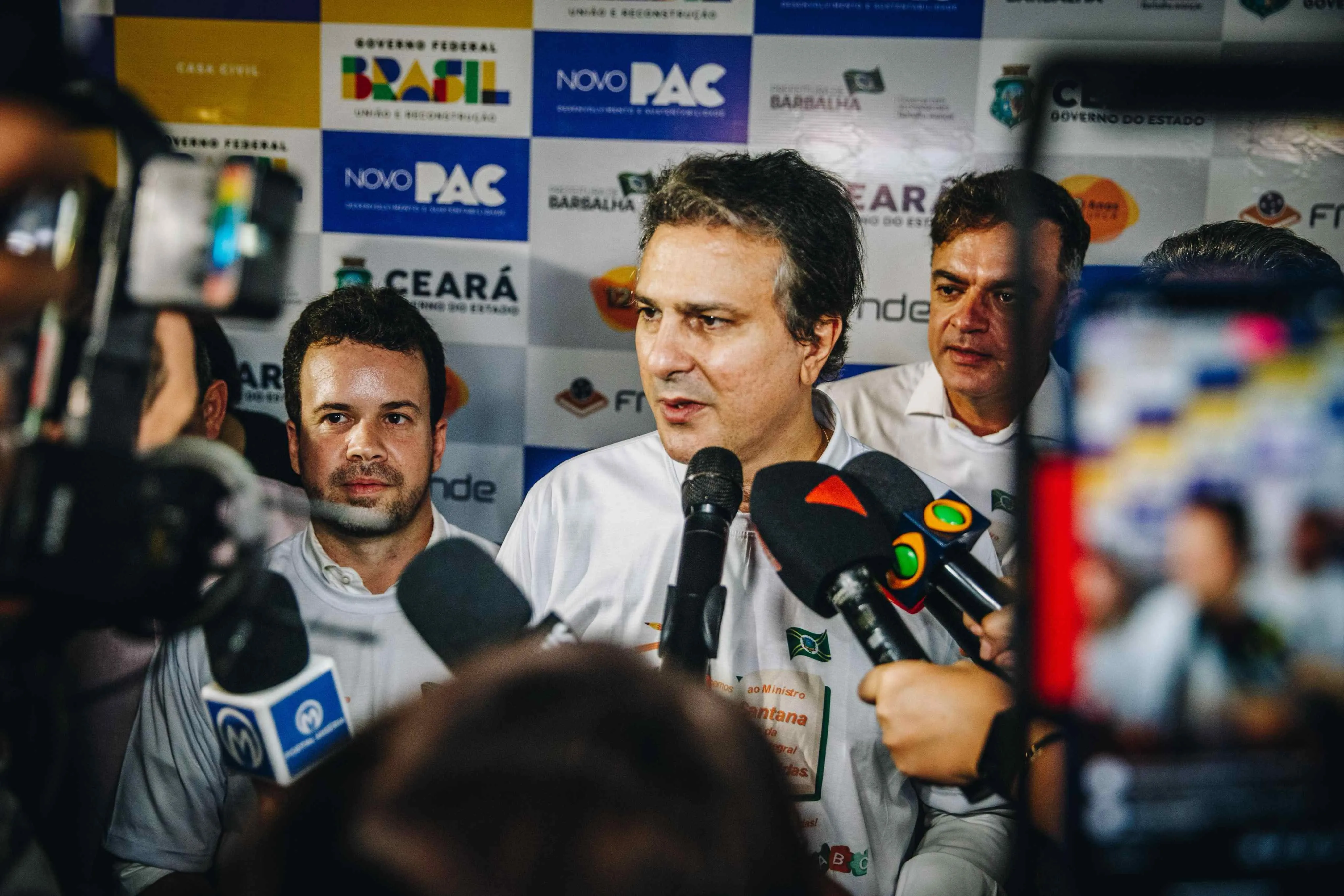 Ex-governador Camilo Santana participou de agenda do MEC no município de Barbalha