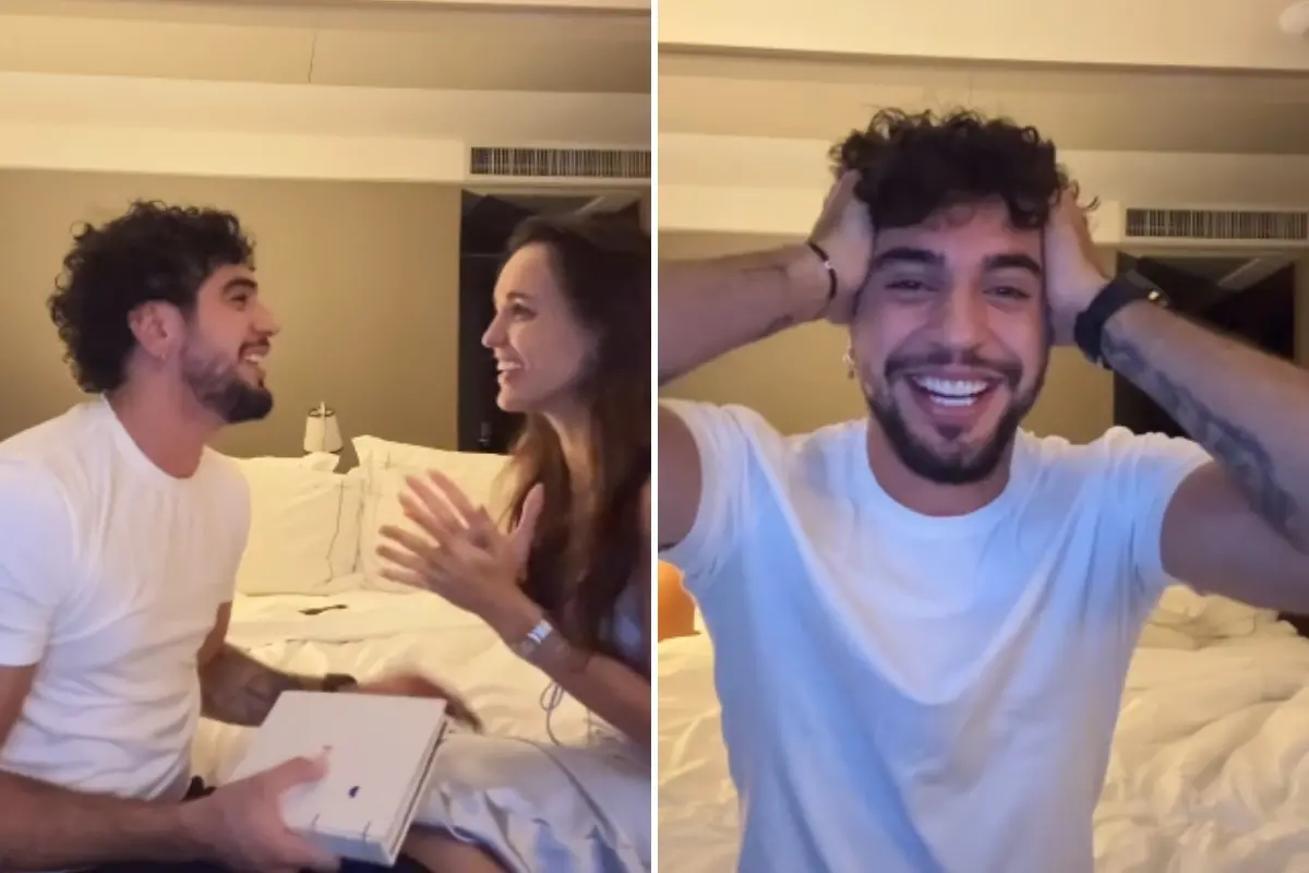 Imagem da notícia: Nattan e Rafa Kalimann anunciam gravidez de 1º filho: 'Coraçãozinho batendo'