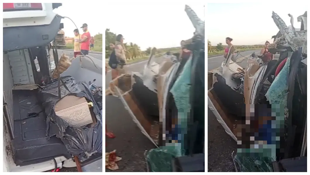 Imagem da notícia: Motorista de carro funerário que levava corpo do Ceará para a Paraíba morre em acidente