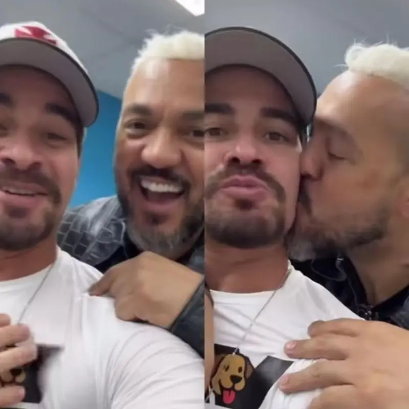 Imagem da notícia: Após ser confirmada em novela da Globo, Belo é 'tietado' por Thiago Martins