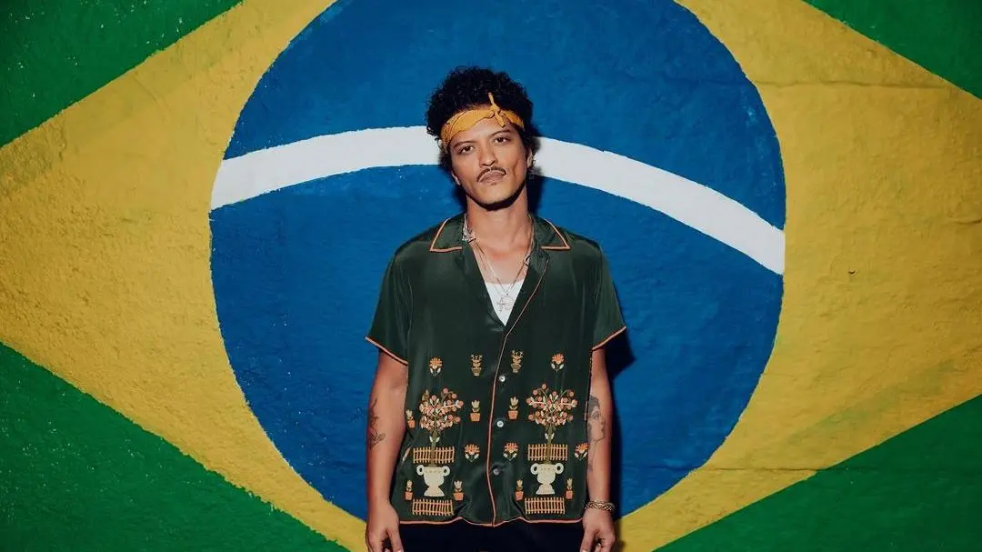 Imagem da notícia: Bruno Mars lança funk 'Bonde do Brunão' em parceria com Fortnite Festival