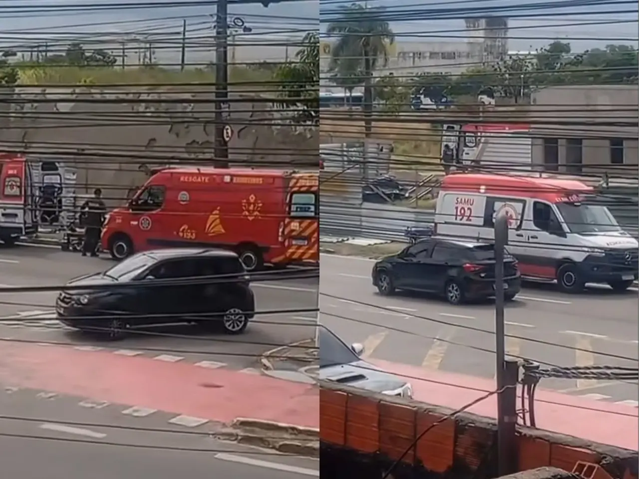 Imagem da notícia: Desabamento de obra de parada de ônibus em Maracanaú deixa quatro feridos