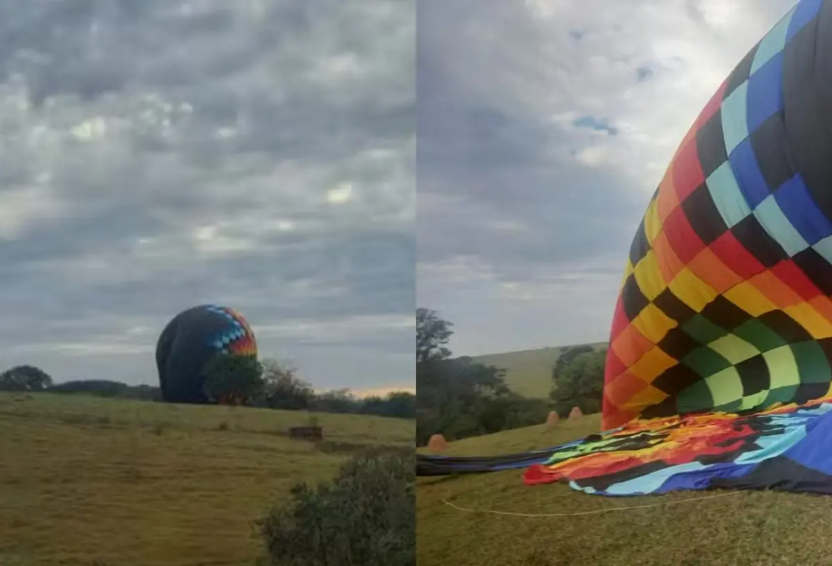 Imagem da notícia: Balão faz pouso de emergência em cidade no interior de São Paulo