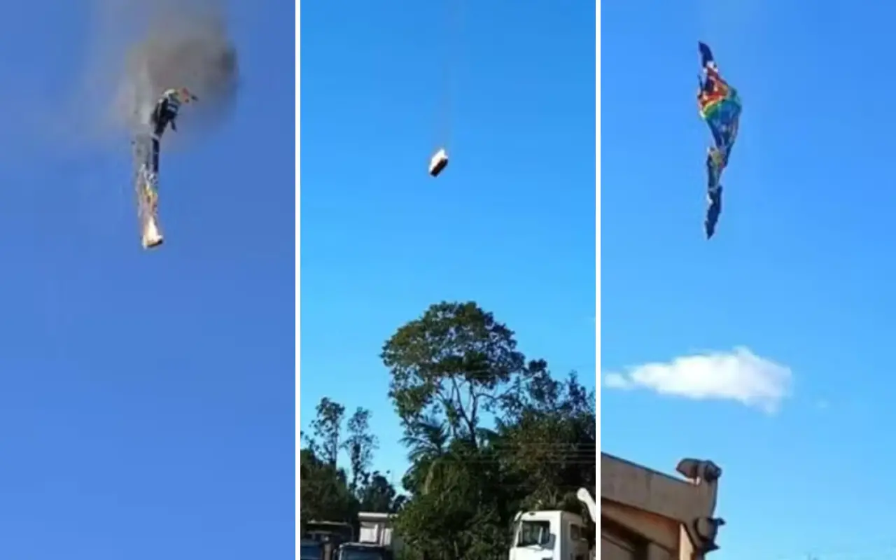 Imagem da notícia: Veja o que se sabe sobre queda de balão que deixou oito mortos em Santa Catarina