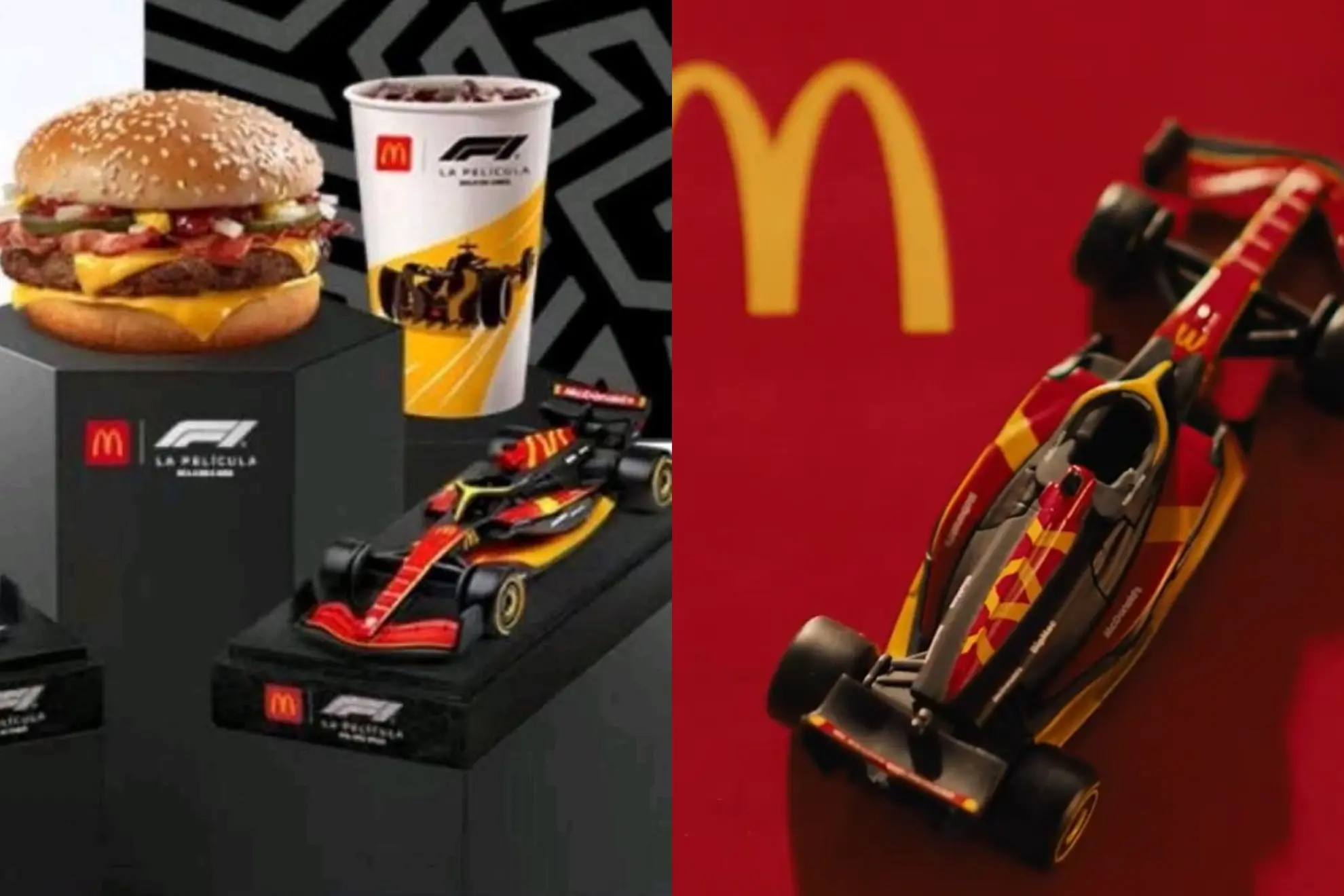 Imagem da notícia McDonald's terá combo especial para 'F1' com miniaturas de carros do filme; veja valores