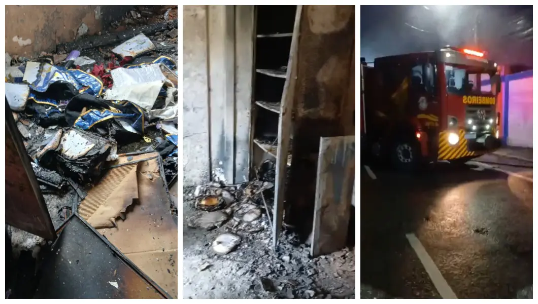 Imagem da notícia Templo maçônico é invadido e incendiado no bairro Vila União, em Fortaleza