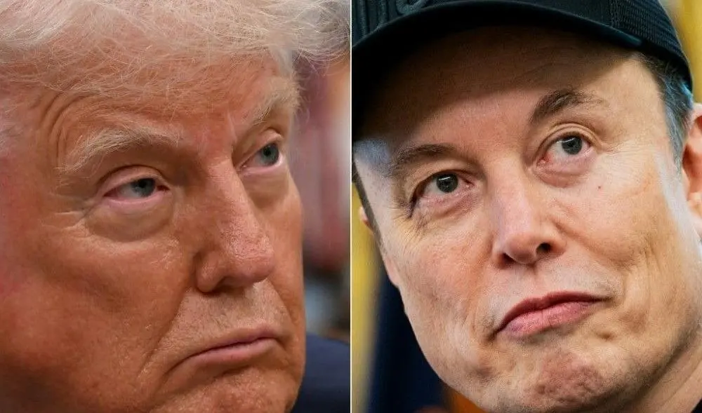 Imagem da notícia: Trump dá a entender que Elon Musk pode ser deportado após críticas do empresário