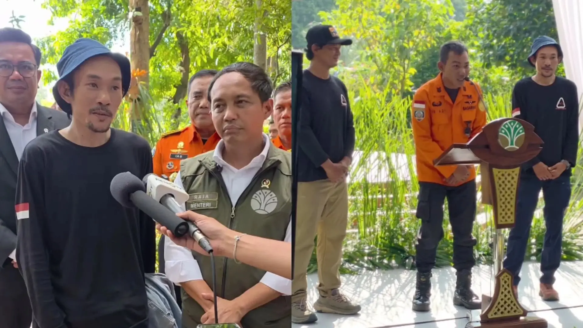 Imagem da notícia: Agam Rinjani, que liderou resgate de Juliana Marins, é homenageado pelo governo da Indonésia