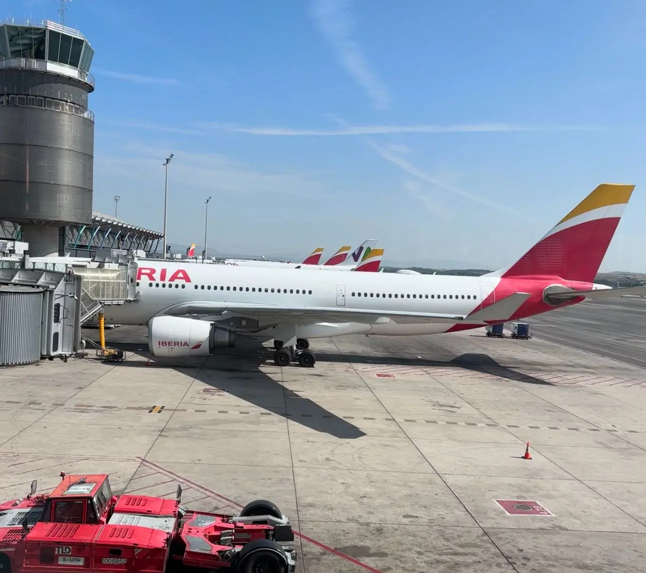 Aeronave estacionada