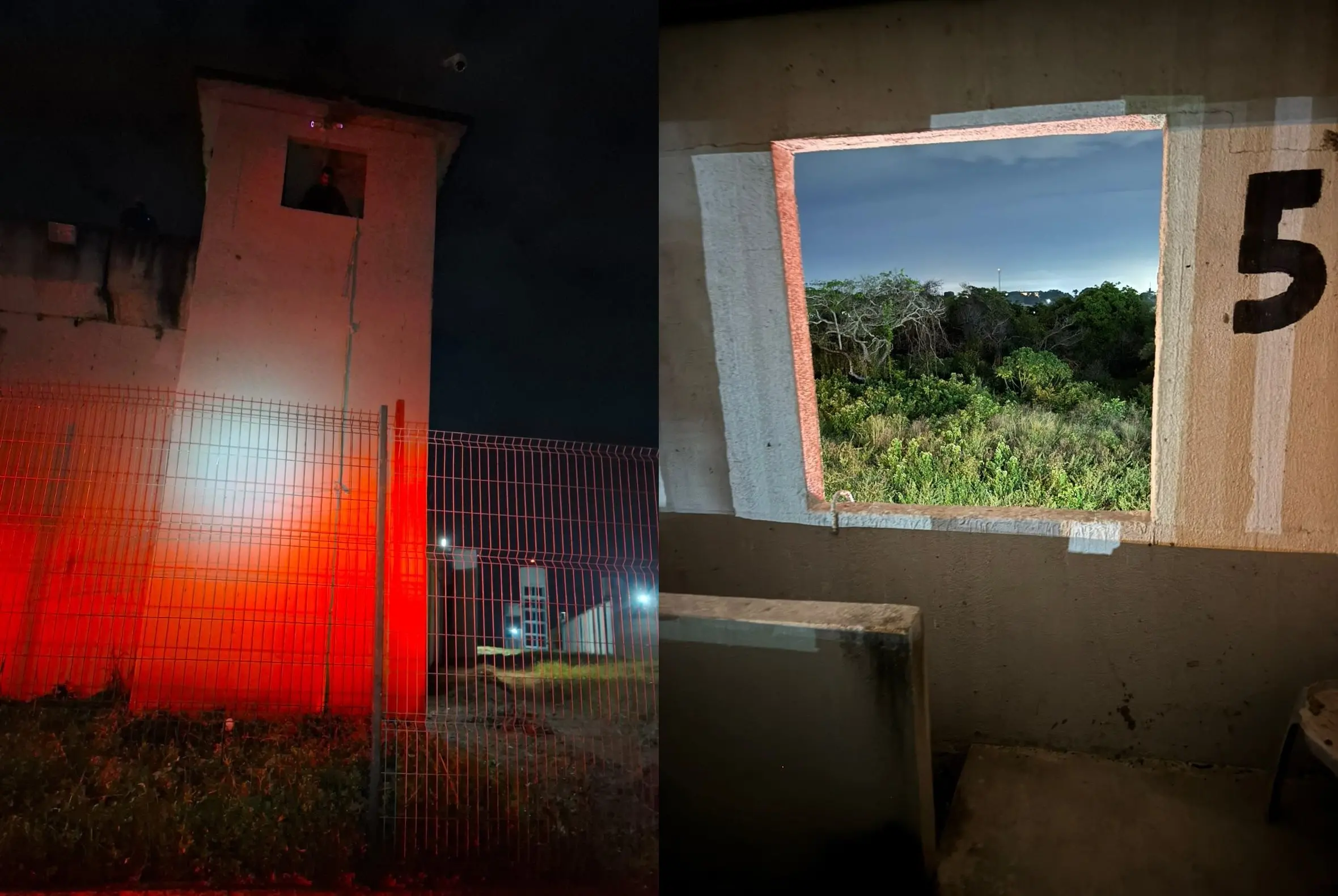 Imagem da notícia: Cinco presos do Comando Vermelho fogem de presídio em Itaitinga com corda colocada em guarita policial
