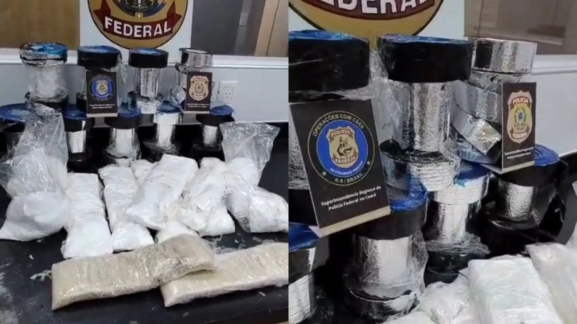 Imagem da notícia: Cerca de 10 kg de cocaína foram apreendidas em carga destinada à África no Aeroporto de Fortaleza