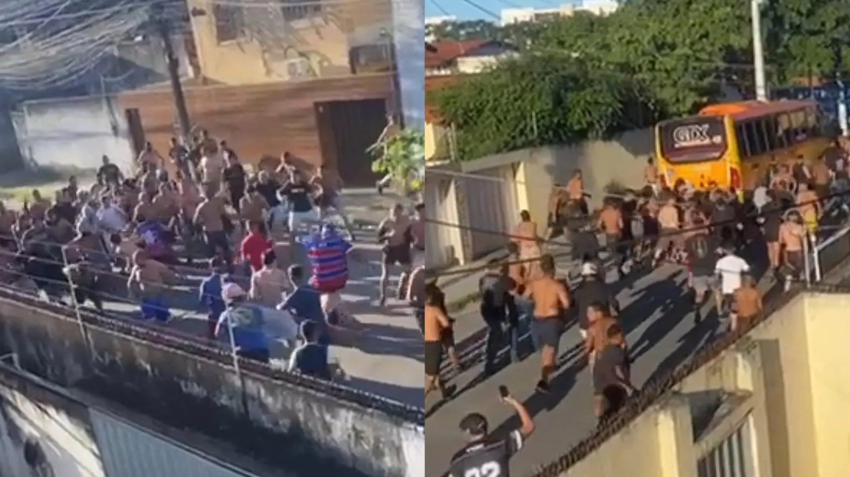 Imagem da notícia: Torcedores de Ceará e Fortaleza brigam em ruas de Fortaleza antes do Clássico pelo Brasileirão