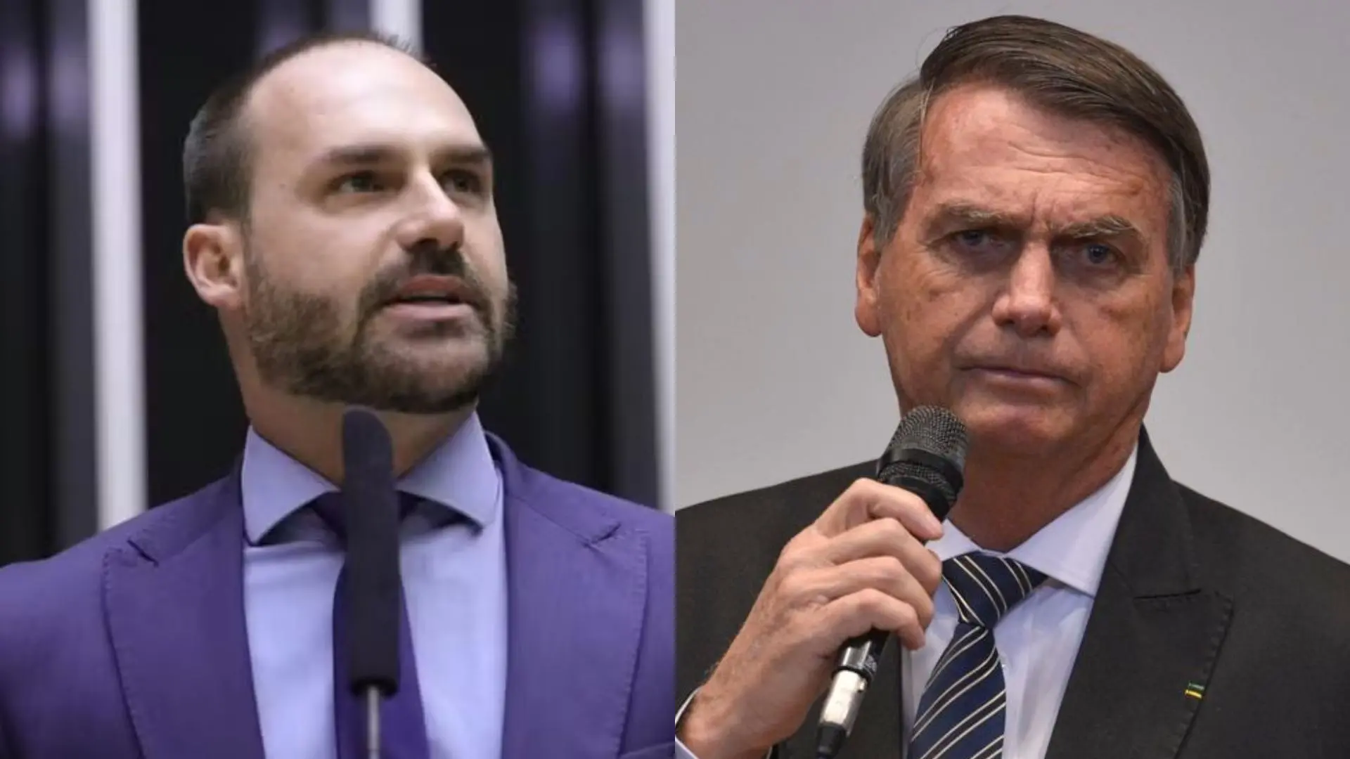 Imagem da notícia: Jair Bolsonaro é proibido de se comunicar com o filho Eduardo Bolsonaro, conforme o STF
