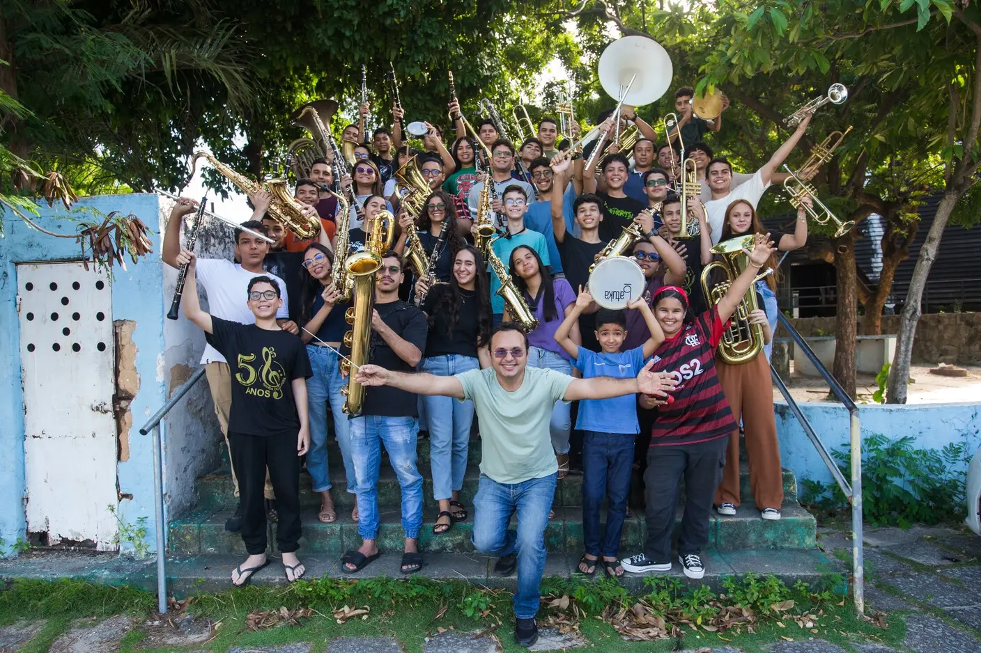 Imagem da notícia Banda do Piamarta forma crianças e jovens do Ceará em música e cidadania há mais de 50 anos