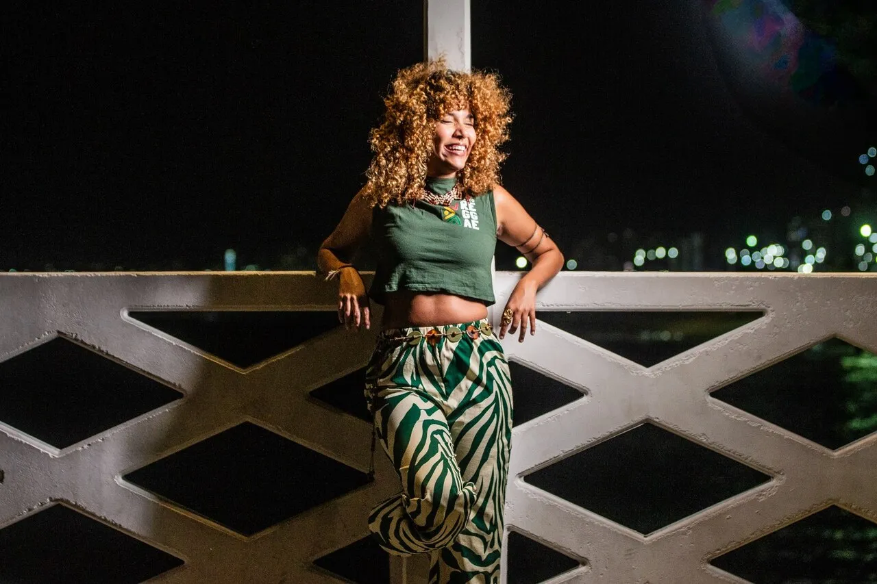 Jéssica começou a se interessar pelo reggae em 2018 e hoje lidera o Educa Reggae