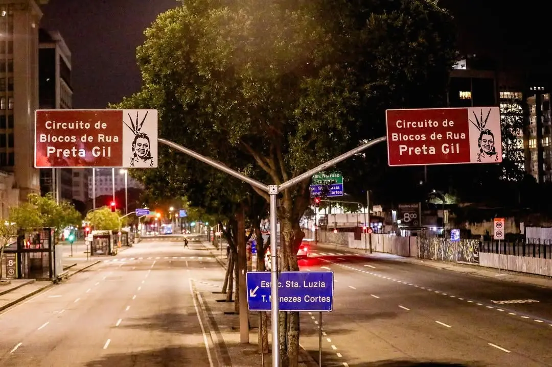 Imagem da notícia: 'Circuito Preta Gil': Prefeitura do Rio instala placas e batiza trajeto em homenagem à cantora