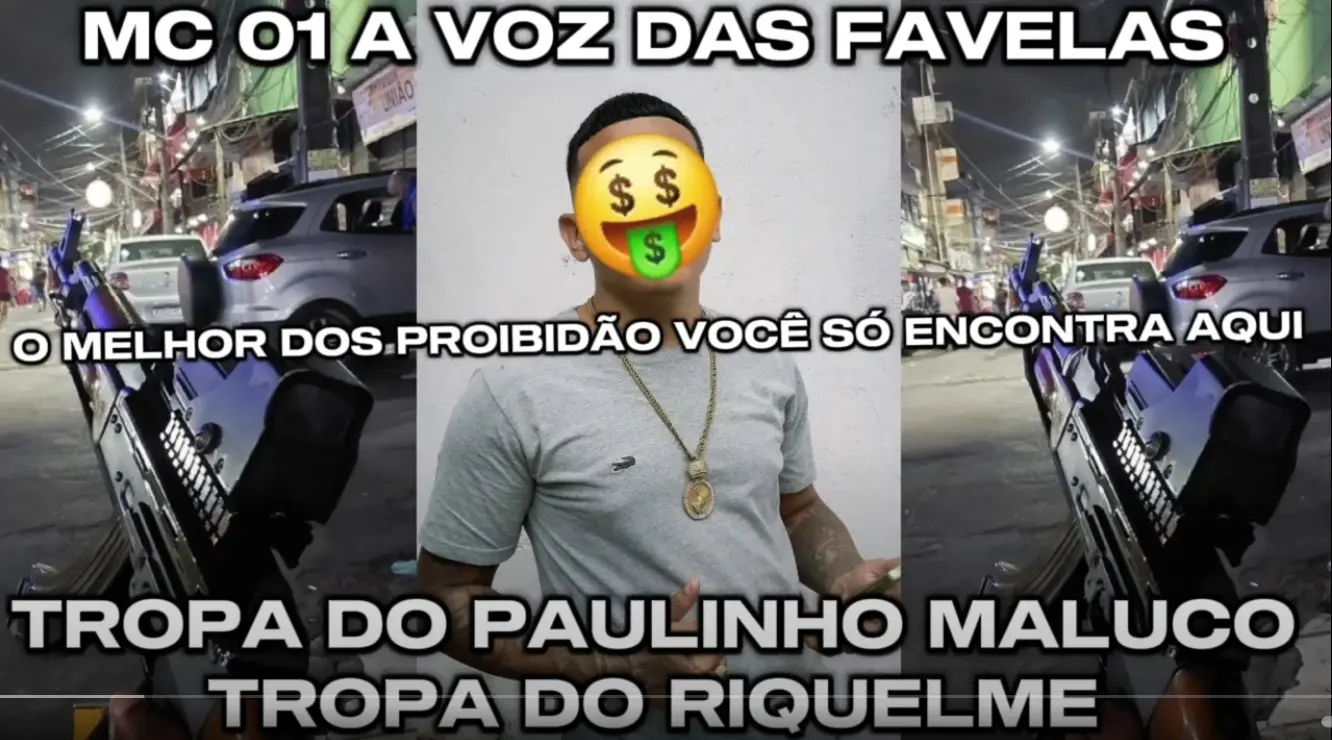Imagem da notícia: Quem é o MC preso em Fortaleza que fazia músicas para tropas do Comando Vermelho em seis estados