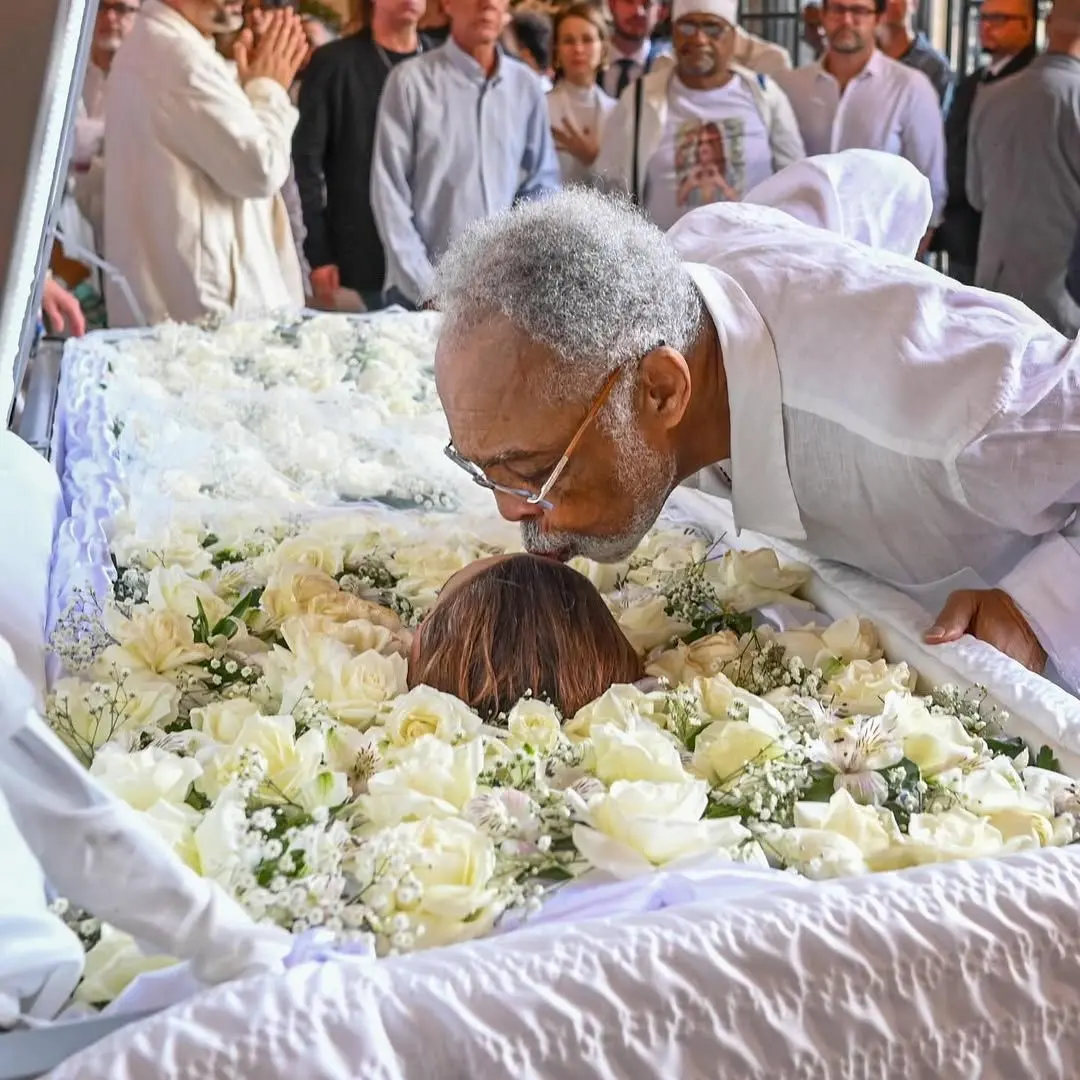 Imagem da notícia Um dia após velório, Gilberto Gil homenageia Preta Gil: 'até os próximos 50 bilhões de anos'