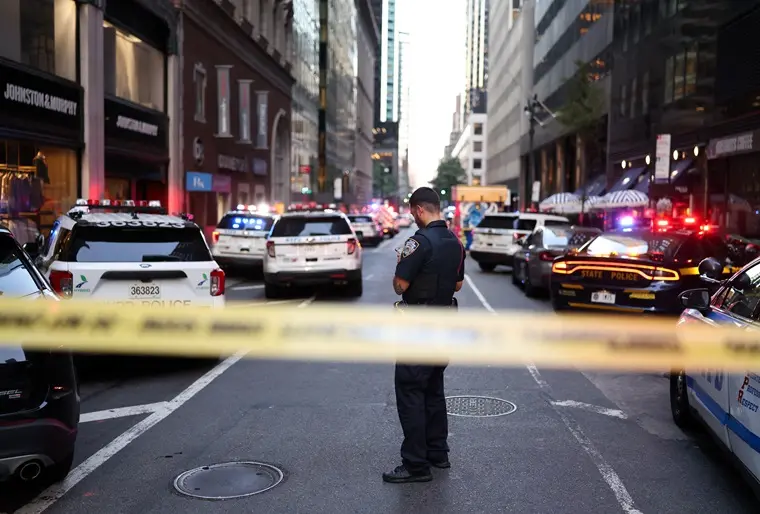 Imagem da notícia Atirador invade prédio de luxo, em Nova York, e ataque deixa pelo menos quatro mortos