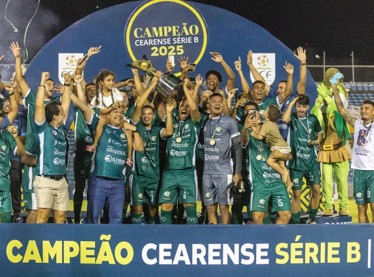 O Maranguape foi campeão da Série B 2025