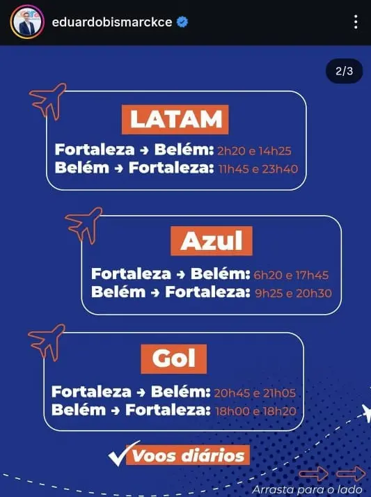 Print da postagem