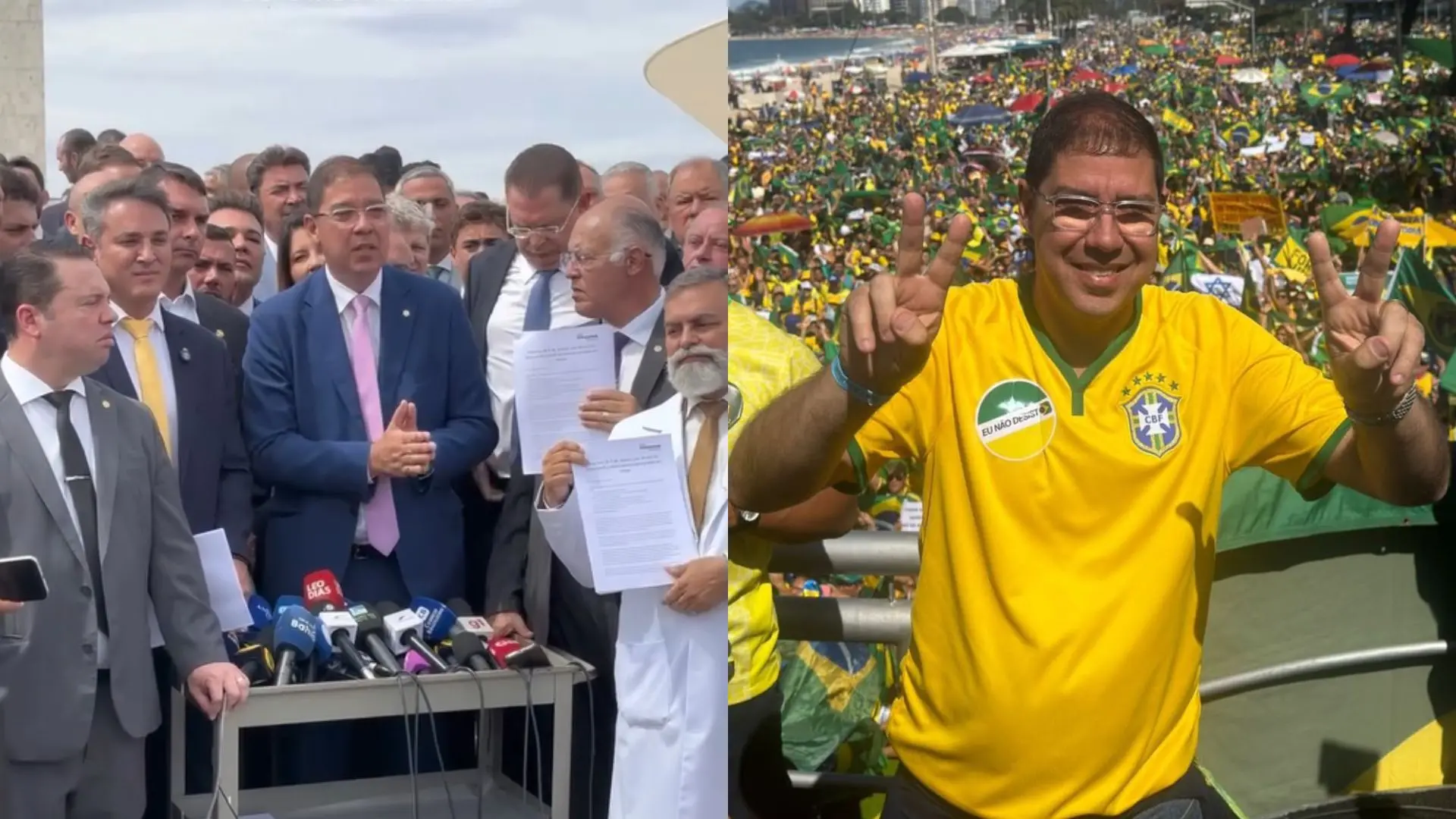 Imagem da notícia Vice-presidente do Congresso diz que pautará anistia na ausência de Hugo Motta