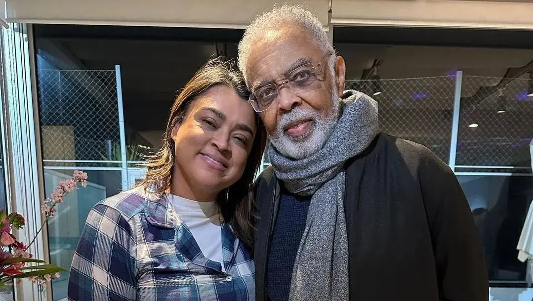 Imagem da notícia: Gilberto Gil faz homenagem emocionante de aniversário para Preta Gil: 'Saudade sem fim'