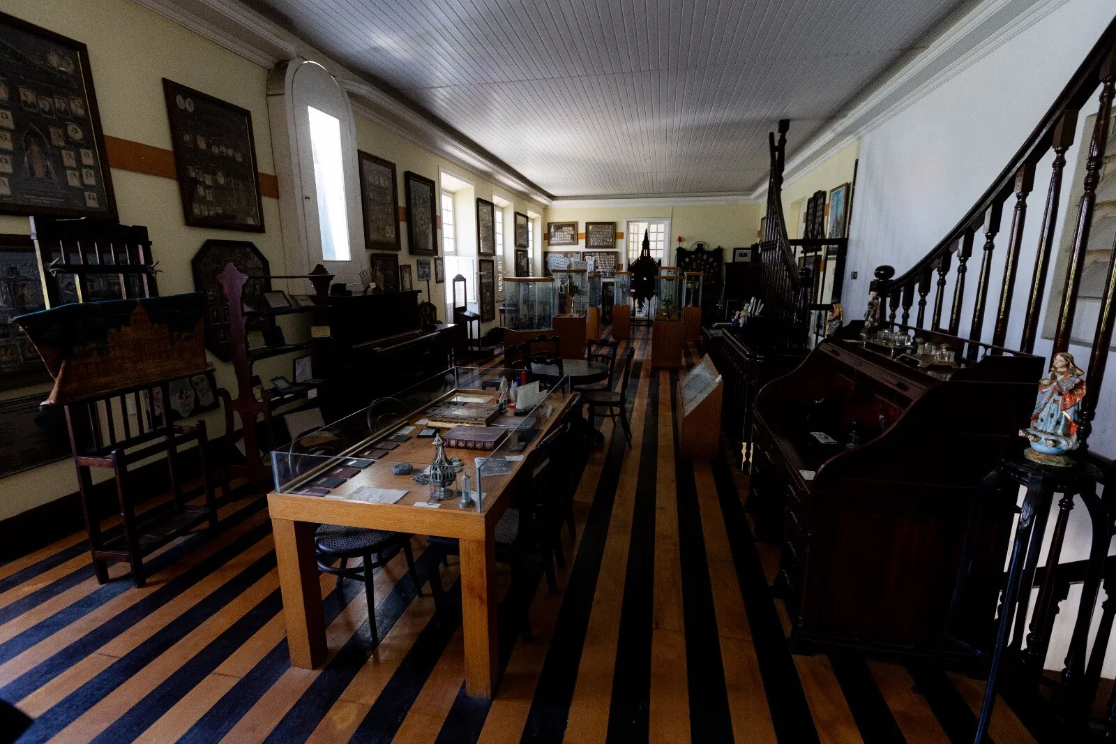 Museu existe desde o século passado e abriga diversos artigos da história do Colégio da Imaculada Conceição