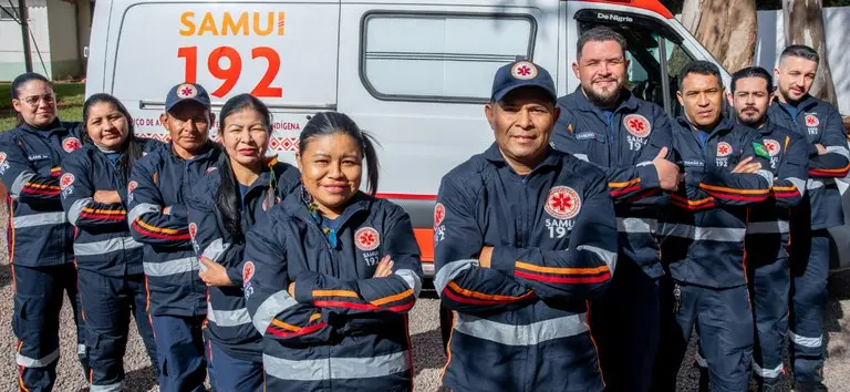 Imagem da notícia: Brasil inaugura “Samui”, primeiro Samu indígena com profissionais que falam guarani
