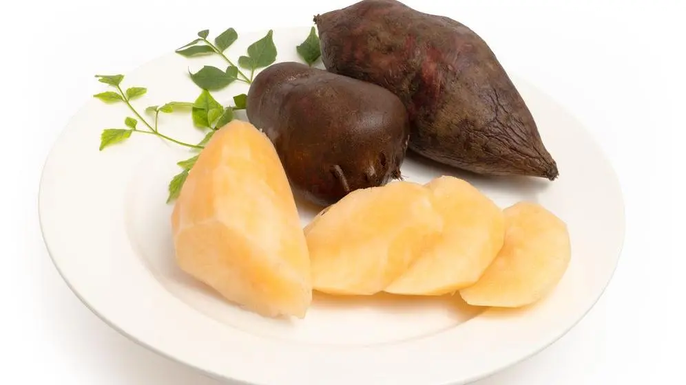 foto de uma bataa yacon