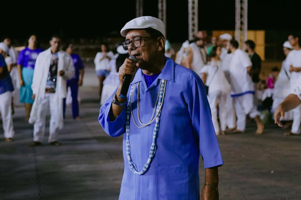 Pai Neto Tranca Rua, mestre de cultura e pai de santo do Centro Espírita de Umbanda São Miguel