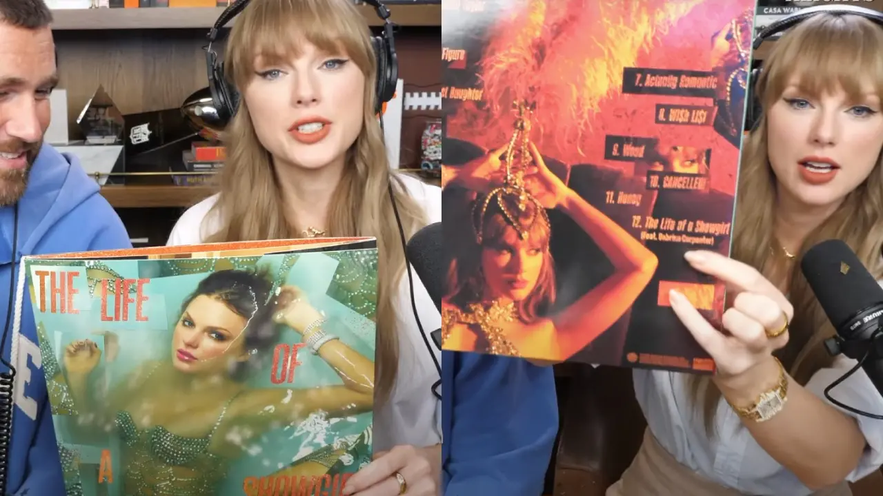 Imagem da notícia Taylor Swift revela capa e músicas de novo álbum 'The Life of a Showgirl'