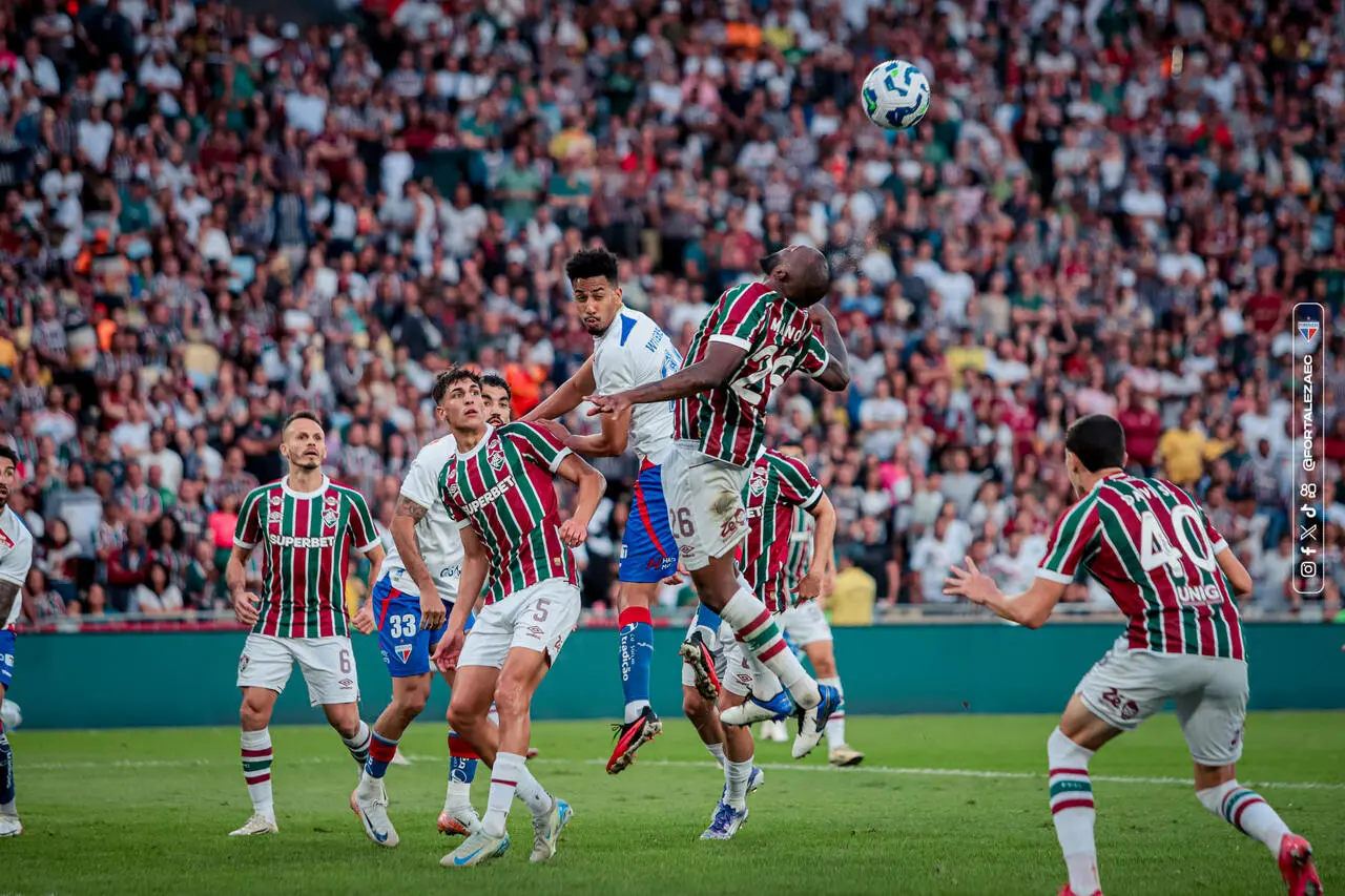 Foto de Podendo sair da zona de rabixamento, Fortaleza perde para Fluminense no Marcanã e segue na Z-4