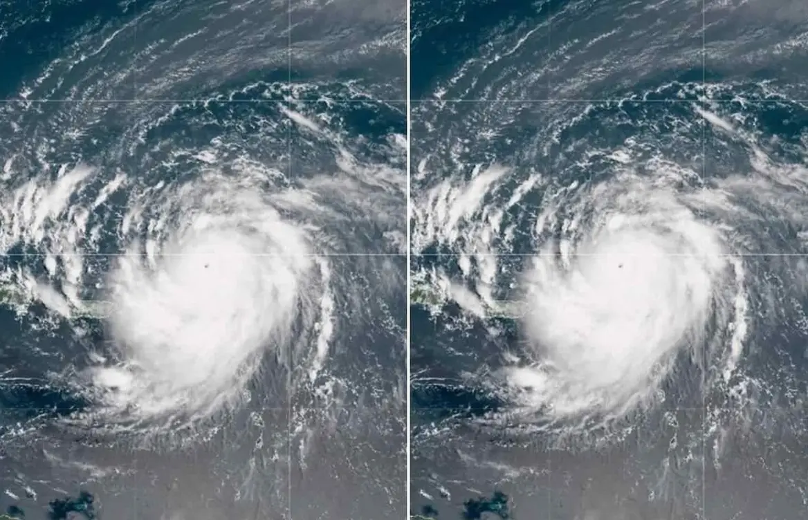 Imagem da notícia Furacão Erin é classificado como 'catastrófico de categoria 5' por especialistas