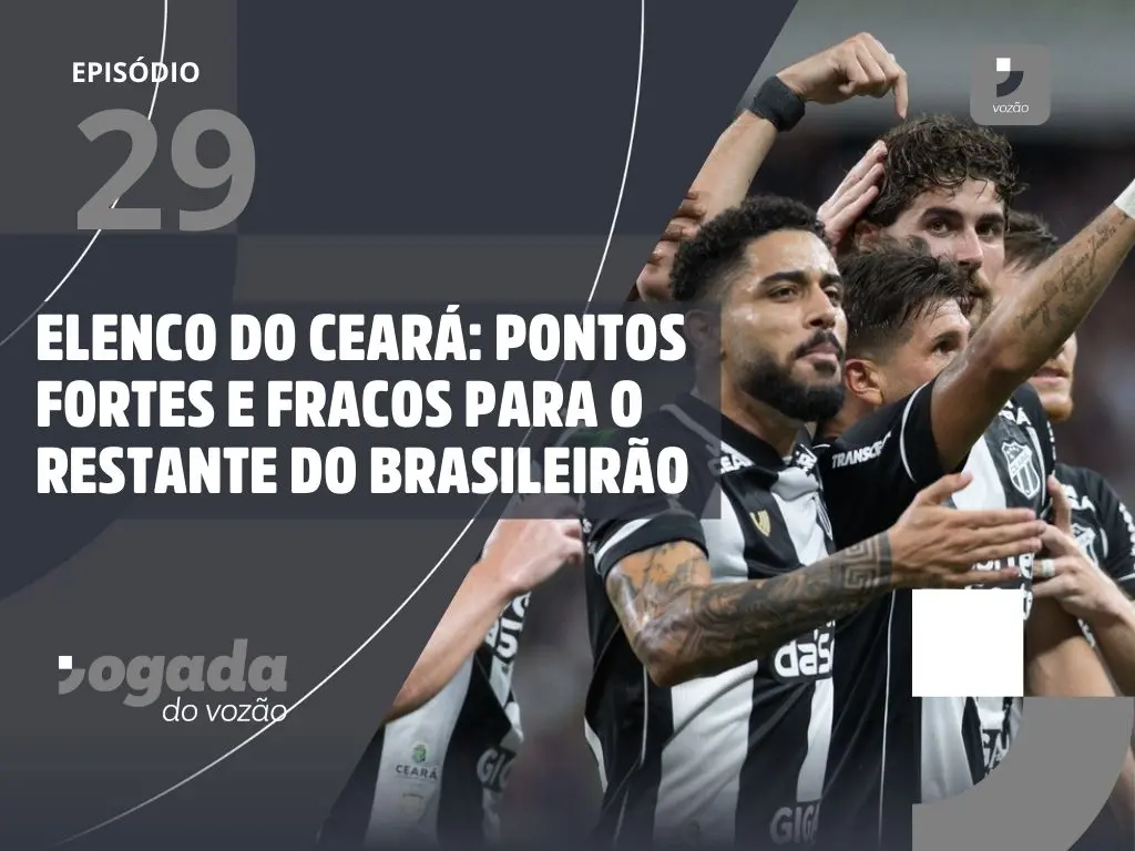 Imagem da notícia: Elenco do Ceará: pontos fortes e fracos para o restante do Brasileirão | Jogada do Vozão #29